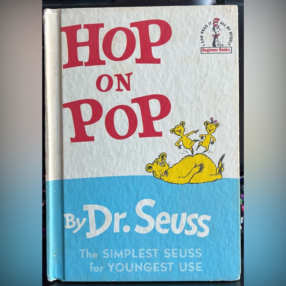 Hop on Pop by Dr. Seuss Hardcover Book